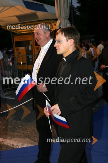 Alojz Uran, ljubljanski nadškof in metropolit in ...Proslava ob Dnevu državnosti 2008