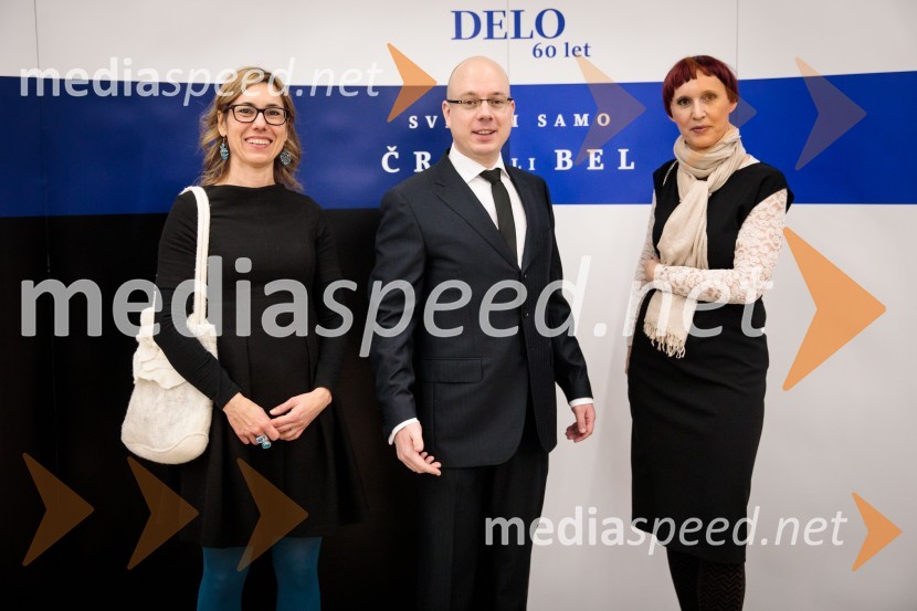  Maja Grgič, novinarka, Delo;  Uroš Urbas, odgovorni urednik, Delo;  Petra  Lesjak Tušek, Večer, Društvo novinarjev Slovenija, predsednicaDelo 60 let