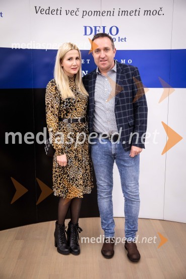  Natalija Cvetko, vodja projektov, Mediaspeed;  Borut  Cvetko, kreativni direktor, MediaspeedDelo 60 let