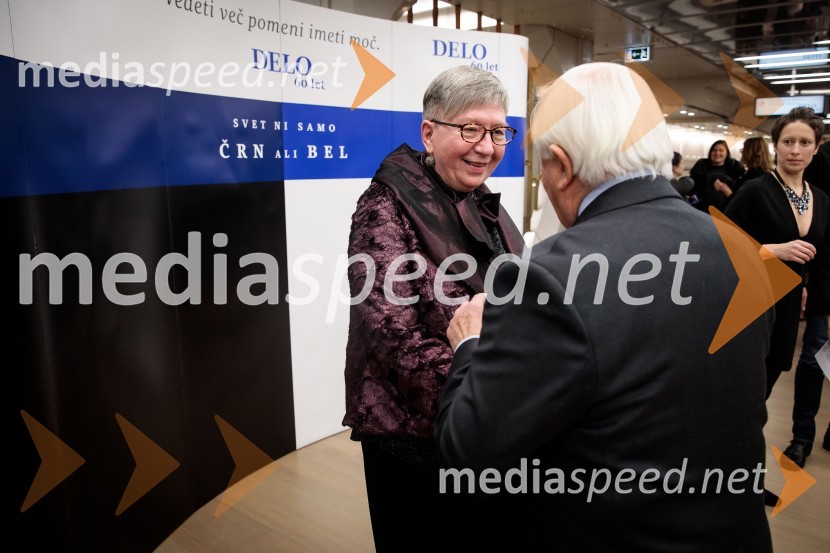  Zorana Baković, prevajalka, dopisnica, Delo;  Milan Kučan, nekdanji predsednik Republike SlovenijeDelo 60 let
