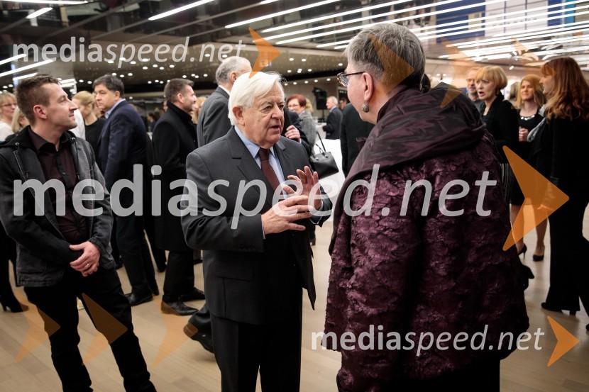  Milan Kučan, nekdanji predsednik Republike Slovenije;  Zorana Baković, prevajalkaDelo 60 let