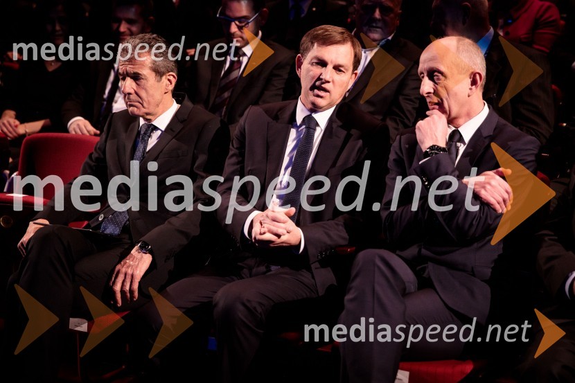  Stojan Petrič, predsednik uprave družbe FMR; prof. dr. Miro Cerar, nekdanji predsednik Vlade Republike Slovenije, minister za zunanje zadeve RS, predsednik SMC;  ... Delo 60 let