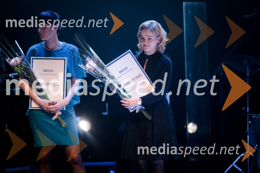  Anja Intihar, novinarka;  Mimi Podkrižnik Tukarić, novinarkaDelo 60 let