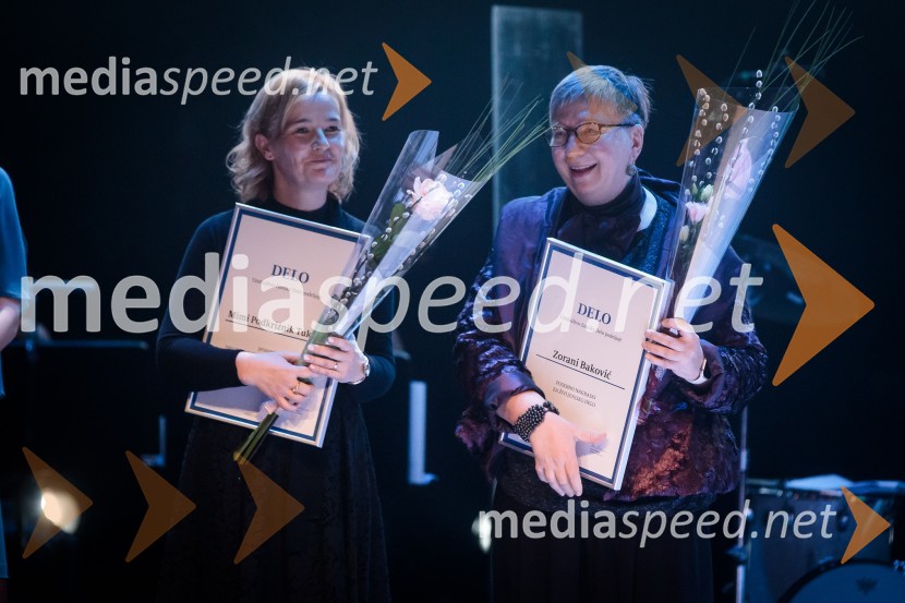 Mimi Podkrižnik Tukarić, novinarka;  Zorana  Baković, novinarkaDelo 60 let