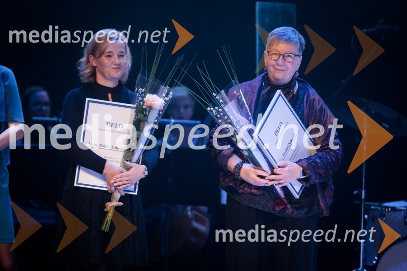  Mimi Podkrižnik Tukarić, novinarka;  Zorana  Baković, novinarkaDelo 60 let
