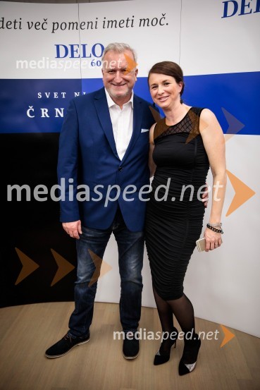  Janez Rakušček, Luna TBWA;  Estera Lah Poljak,  vodja projekta Delova 60-letnica, marketing, DeloDelo 60 let
