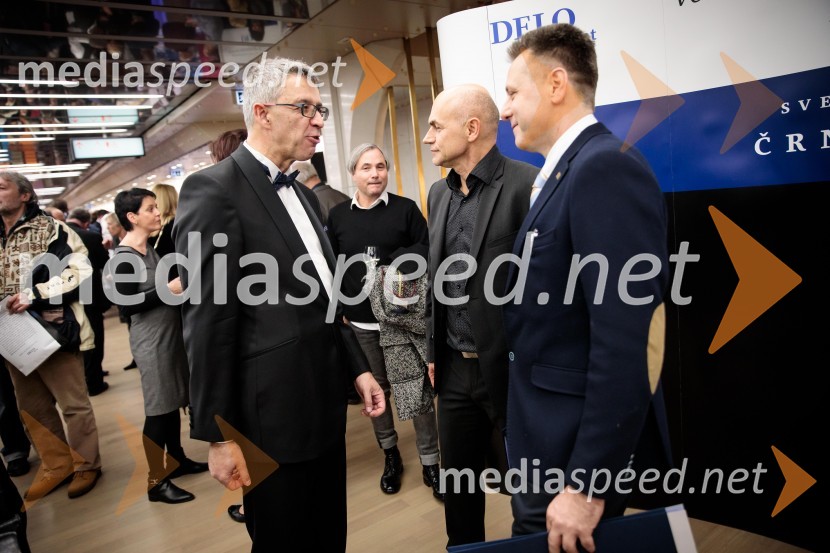  Andrej  Kren, glavni direktor družbe Delo d.o.o.; asist. dr. Vojko Didanovič, specialist otorinolaringologije in maksilofacialne kirurgije; prof. dr. Uroš Ahčan, specialist plastične kirurgijeDelo 60 let