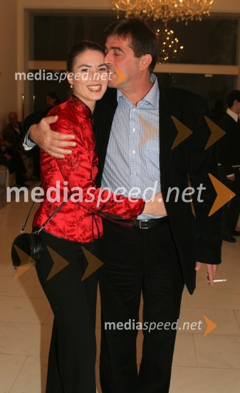 Baletka Klavdija ČerimagiČ s soprogom GenanomLabodje jezero, premiera baleta SNG Maribor