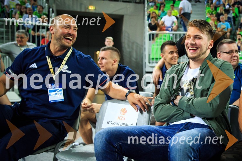  Marko Milić, nekdanji slovenski vrhunski košarkar;  Luka  Dončić, košarkarLuka Dončić, košarkar