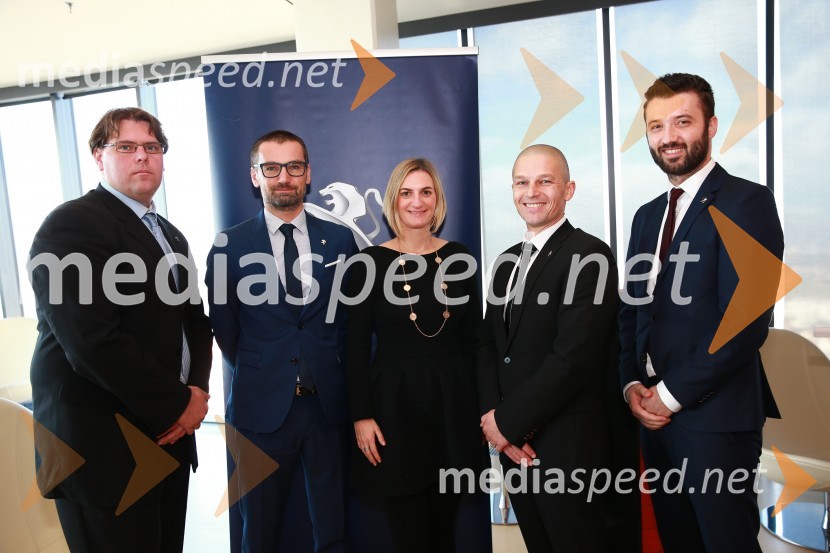  Martin Fajt, produktni vodja, P Automobil Import;  Gregor Draksler, direktor marketinga, P Automobil Import;  Barbara Kmet, vodja komunikacij in dogodkov, P Automobil Import;  Adam Kavšek, direktor znamke Peugeot, P Automobil Import;  Aleksander Djekanović, asistent produktnega vodje, P Automobil ImportPeugeot 508, slovenska predstavitev