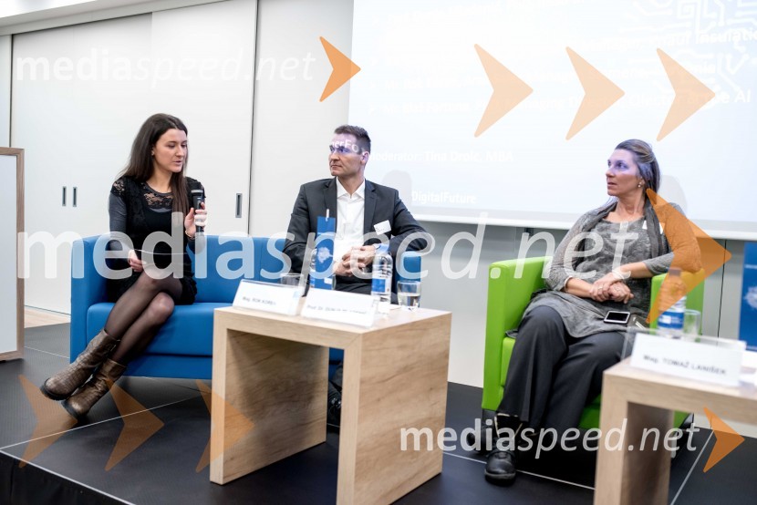  ... ;  Rok Koren, odgovoren digitalizacijo in skrbnik ključnih kupcev v družbi Siemens Slovenija ; prof. dr. Dunja Mladenić, vodja laboratorija za umetno inteligenco na Institutu Jožef StefanKick Off Meeting, predstavitev izsledkov raziskave in diskusija o digitalizaciji v podjetjih