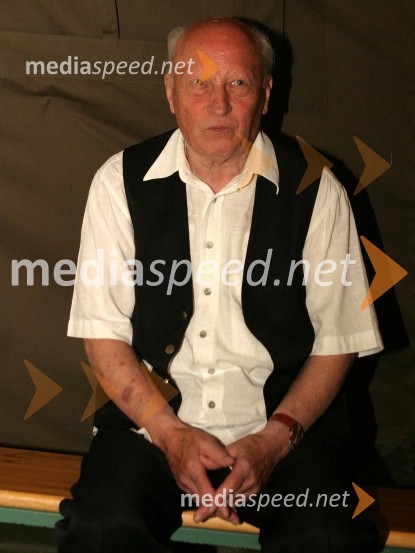 Milan Kreslin, oče Vlada Kreslina in član skupine Beltinška bandaSoboški dnevi: koncert Vlado Kreslin
