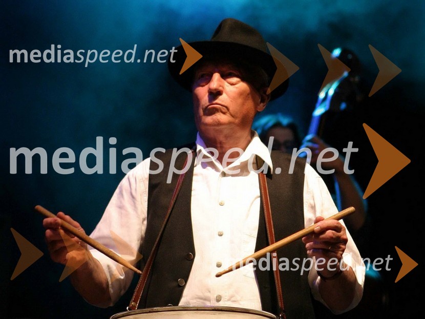 Milan Kreslin, oče Vlada Kreslina in član skupine Beltinška bandaSoboški dnevi: koncert Vlado Kreslin