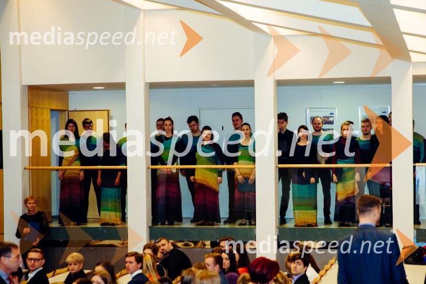 Akademski pevski zbor Univerze v MariboruOb Rektorjevem dnevu podelili priznanja in nagrade Univerze v Mariboru