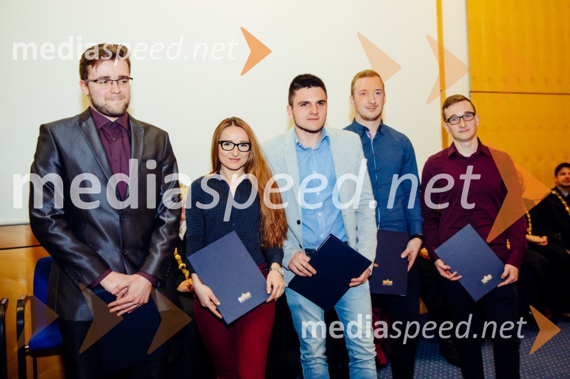  Tadej Vengust, Fakulteta za elektrotehniko, računalništvo in informatiko, Univerza v Mariboru;  Monika Ferk, Fakulteta za elektrotehniko, računalništvo in informatiko, Univerza v Mariboru;  Tilen Škrinjar, Fakulteta za elektrotehniko, računalništvo in informatiko, Univerza v Mariboru;  Vinko Šmid, Fakulteta za elektrotehniko, računalništvo in informatiko, Univerza v Mariboru;  Dejan Krivec, Fakulteta za elektrotehniko, računalništvo in informatiko, Univerza v MariboruOb Rektorjevem dnevu podelili priznanja in nagrade Univerze v Mariboru