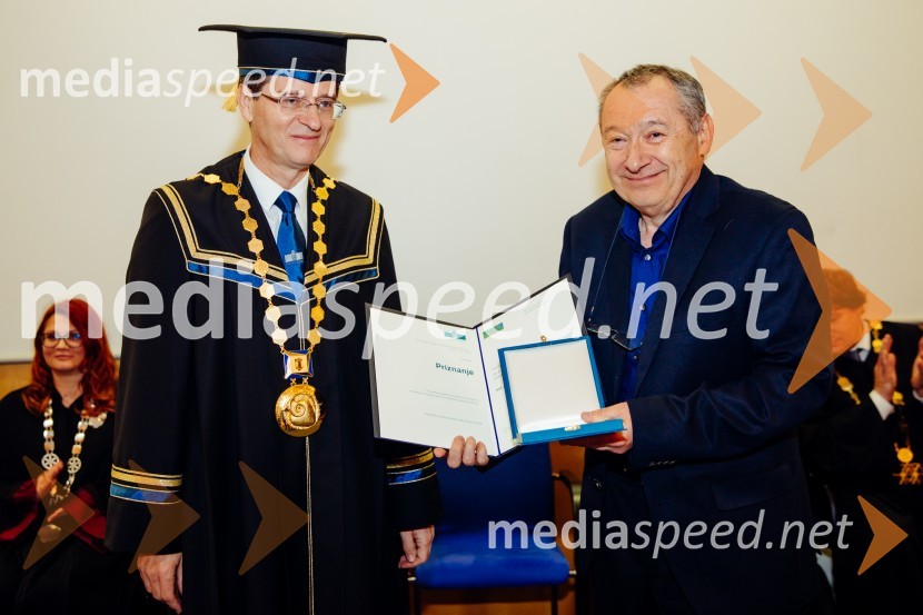 prof. dr. Zdravko Kačič, rektor Univerze v Mariboru;  ... Ob Rektorjevem dnevu podelili priznanja in nagrade Univerze v Mariboru