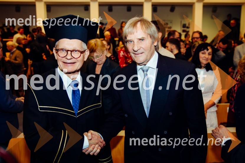 prof. dr. Heikki Ruskoaho; prof. dr. Dušan Radonjič, Ekonomsko - poslovna fakulteta v Mariboru, Univerza v MariboruOb Rektorjevem dnevu podelili priznanja in nagrade Univerze v Mariboru