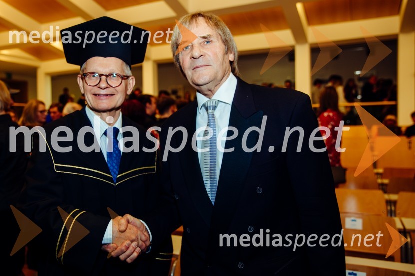 prof. dr. Heikki Ruskoaho; prof. dr. Dušan Radonjič, Ekonomsko - poslovna fakulteta v Mariboru, Univerza v MariboruOb Rektorjevem dnevu podelili priznanja in nagrade Univerze v Mariboru