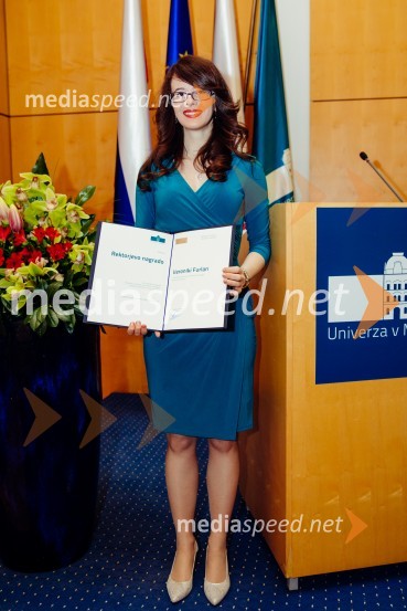  Veronika Furlan, Fakulteta za kemijo in kemijsko tehnologijo, Univerza v MariboruOb Rektorjevem dnevu podelili priznanja in nagrade Univerze v Mariboru