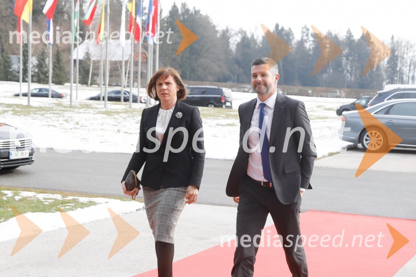 Pahor in Šarec gostila diplomatski zbor