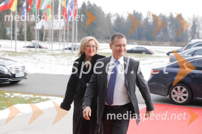 Pahor in Šarec gostila diplomatski zbor