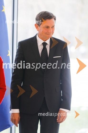  Borut Pahor, predsednik Republike SlovenijePahor in Šarec gostila diplomatski zbor