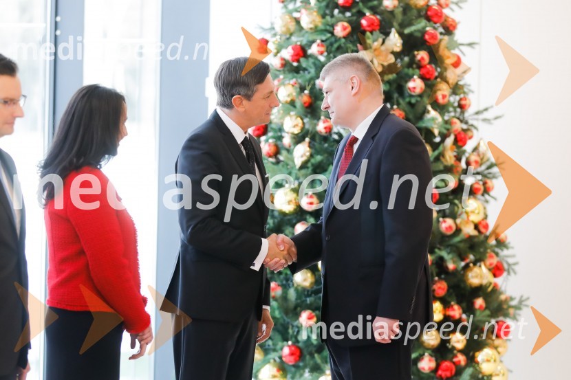  Borut Pahor, predsednik Republike Slovenije;  ... Pahor in Šarec gostila diplomatski zbor