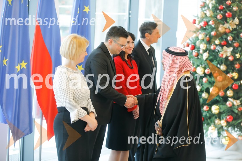  Barbara Iskra Šarec;  Marjan  Šarec, predsednik Vlade Republike Slovenije;  ... Pahor in Šarec gostila diplomatski zbor