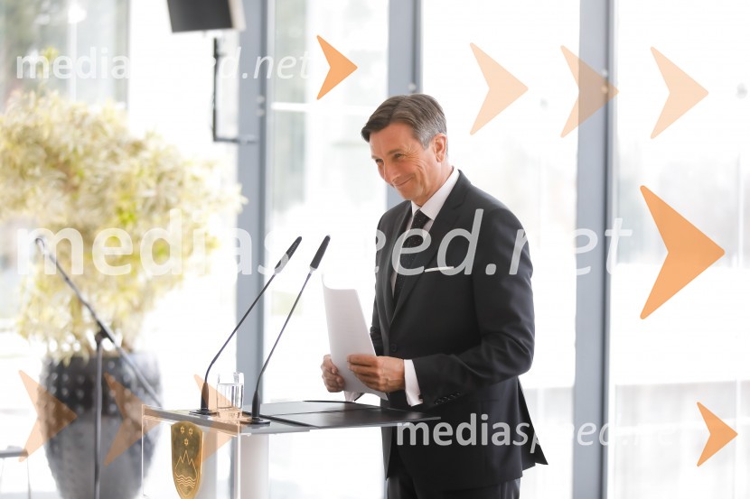  Borut Pahor, predsednik Republike SlovenijePahor in Šarec gostila diplomatski zbor