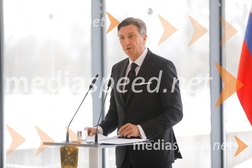  Borut Pahor, predsednik Republike SlovenijePahor in Šarec gostila diplomatski zbor