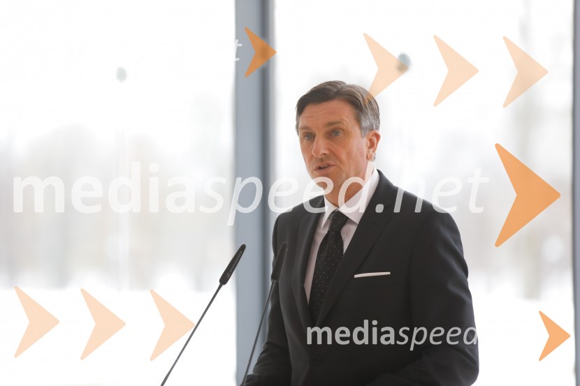  Borut Pahor, predsednik Republike SlovenijePahor in Šarec gostila diplomatski zbor
