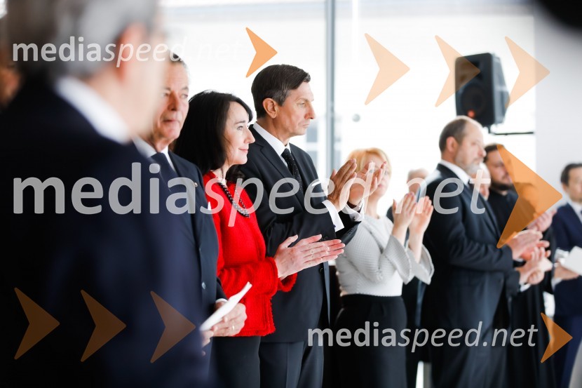  Tanja Pečar, odvetnica;  Borut Pahor, predsednik Republike SlovenijePahor in Šarec gostila diplomatski zbor