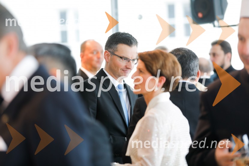  Marjan  Šarec, predsednik Vlade Republike SlovenijePahor in Šarec gostila diplomatski zbor