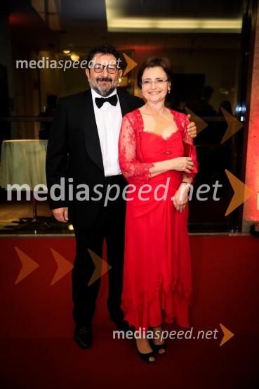  Stefano Patriarco;  Paola Pavesi, predsednica Rotary Club Trieste Nord30. veliki rotarijski ples