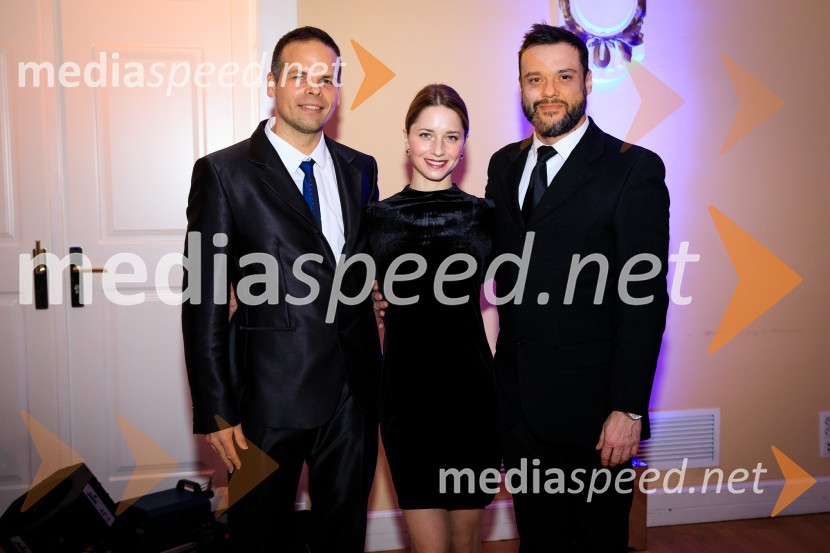  Klemen Smolej, glasbenik;  Lina Rahne, pevka;  Miha Rebernik, pevec, Gala Dance Orchestra30. veliki rotarijski ples