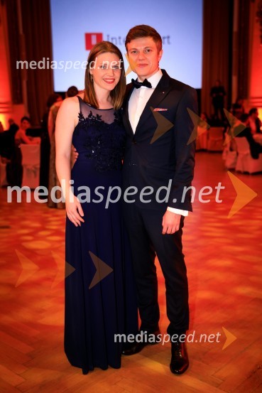  Nina Gostiša, Rotaract klub Ljubljana;  Florian Müller30. veliki rotarijski ples