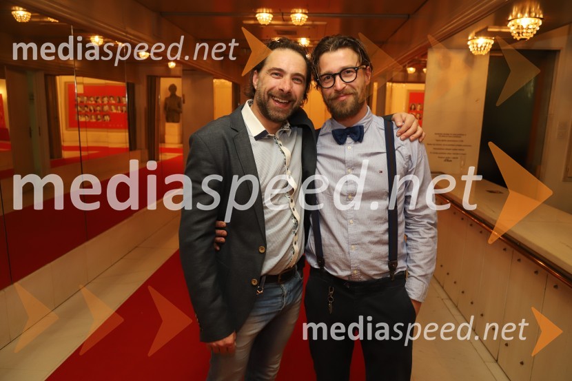  Gorazd Žilavec, igralec;  Tomo Tomšič, igralecPopolni tujci, premiera predstave