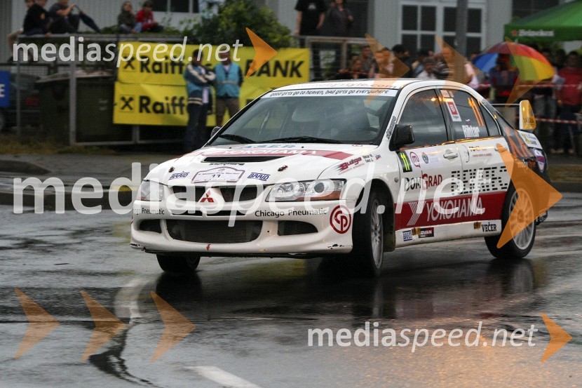 Posadka Rihtar/Cevc (slo), Mitsubishi Lancer EVO VIII6. Mobitel Rally Maribor