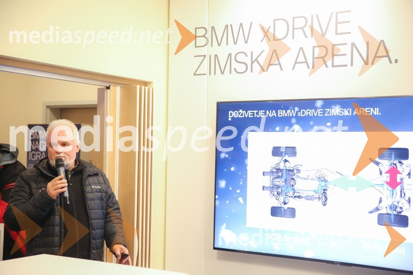 BMW xDrive zimska arena in BMW X7, slovenska predstavitev