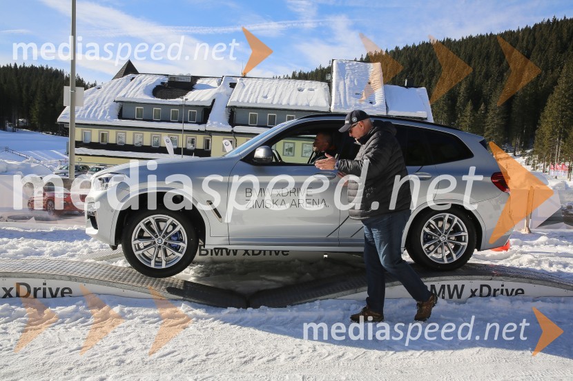 BMW xDrive zimska arenaBMW xDrive zimska arena in BMW X7, slovenska predstavitev