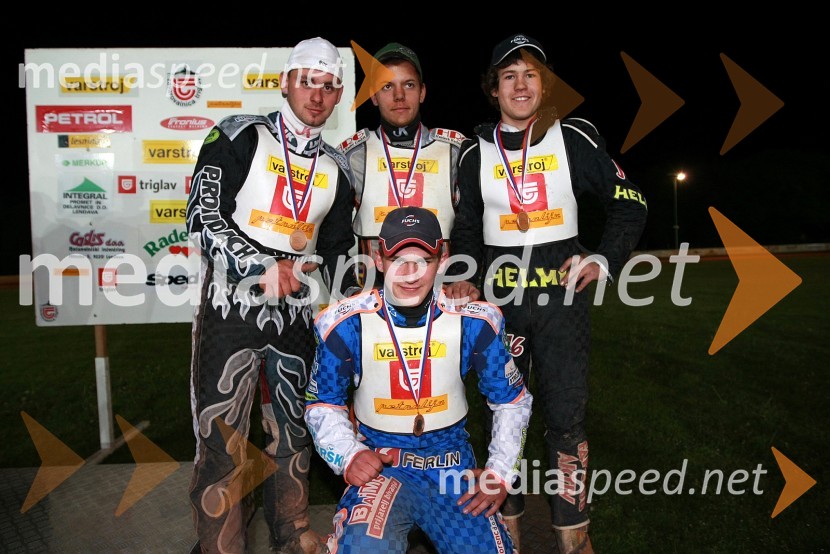 3. mesto, avstrijska ekipa: Fritz Wallner, Manuel Novotny, Daniel Gappmaier in Matija Duh (spredaj)Speedway: Državno ekipno prvenstvo