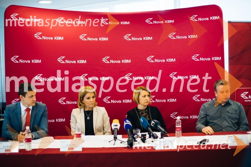  Jure Bračko, vodja oddelka za zunanje komuniciranje, Nova KBM;  Laura Jekler, vodja oddelka za preprečevanje prevar, Nova KBM ;  Tanja Remškar, direktorica službe za preprečevanje pranja denarja, Nova KBM;  Tadej Hren, SI-CERT, izvajalec nacionalnega programa Varni na internetuNova KBM uspešno zaznala spletne prevare