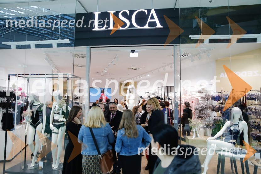 Nova prodajalna Lisca, Citypark LjubljanaNova prodajalna Lisca v pritličju ljubljanskega Cityparka