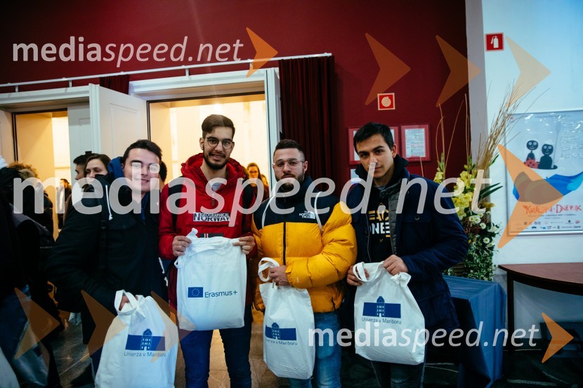 Univerza v Mariboru se je predstavila Erasmus študentom iz tujine