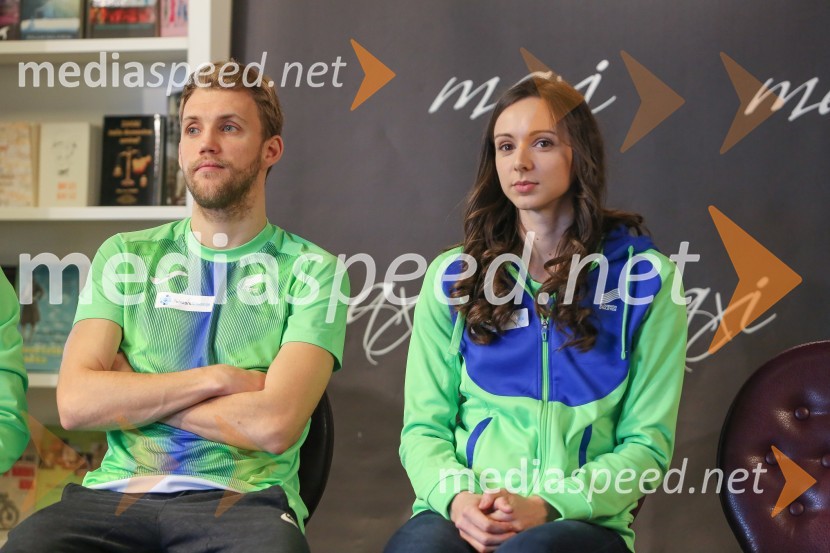  Žan Rudolf, atlet;  Maruša Černjul, atletinjaPredstavitev atletske reprezentance