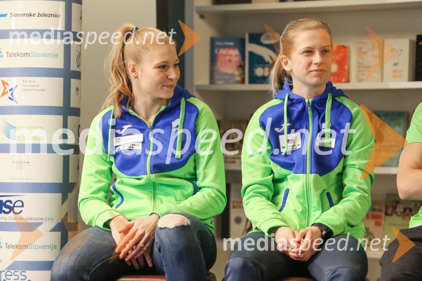  Maja Mihalinec, atletinja;  Tina Šutej, atletinjaPredstavitev atletske reprezentance