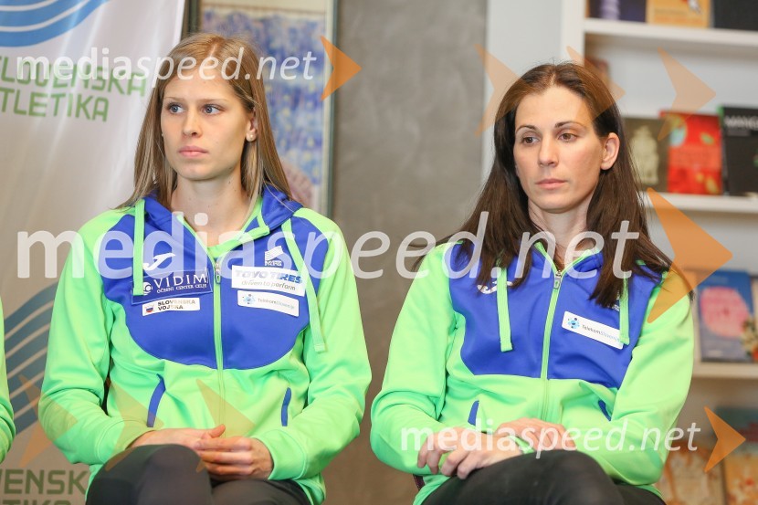  Anita Horvat, atletinja;  Marija Šestak, atletinja, vodja slovenske atletske reprezentancePredstavitev atletske reprezentance