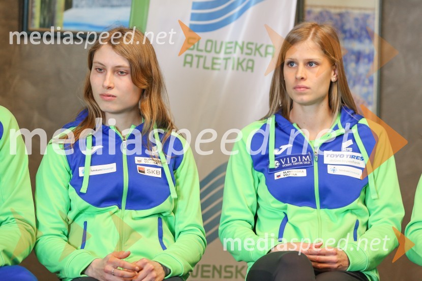  Maruša Mišmaš, atletinja;  Anita Horvat, atletinjaPredstavitev atletske reprezentance