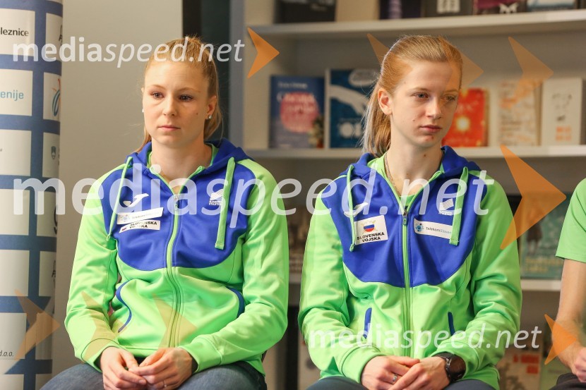  Maja Mihalinec, atletinja;  Tina Šutej, atletinjaPredstavitev atletske reprezentance
