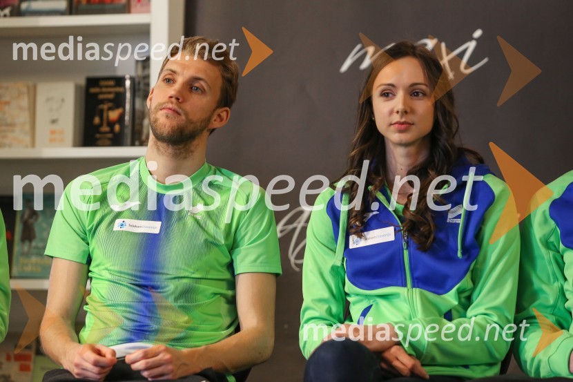  Žan Rudolf, atlet;  Maruša Černjul, atletinjaPredstavitev atletske reprezentance